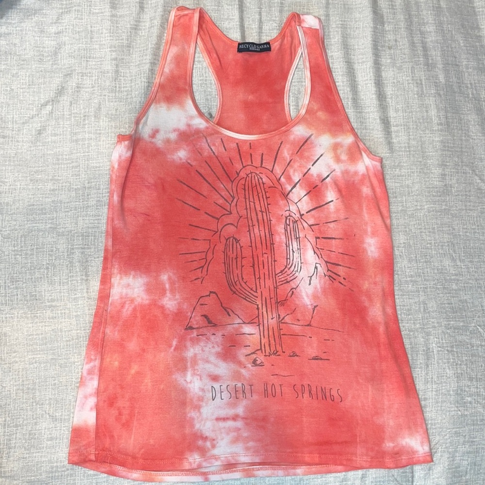 Tie dye Women’s tank top - Recycled Karma